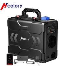 Hcalory 8KW Diesel Air Heater 12V24V110V With bluetooth Van Car Trucks RV Night