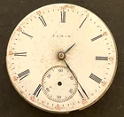 Antique 1907 Elgin Grade 339 Pocket Watch Movement Parts/Repair 16s 17j USA