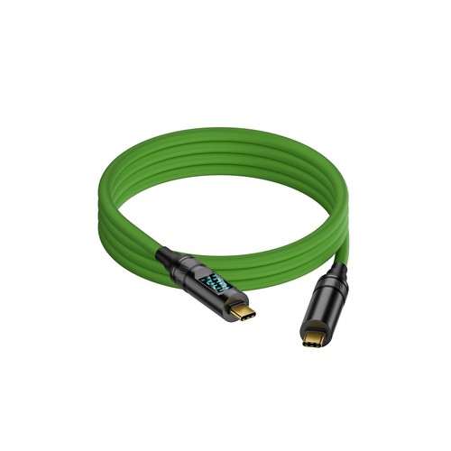 Digital display Type C TO USB C Charging charger Cable 100W 20V 5A 8K 20Gbps - Picture 24 of 27