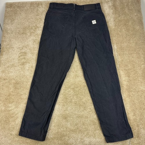 Eddie Bauer Mens Canvas Pants 36x32 relaxed fit Workwear Outdoor Hiking Cotton - Picture 7 of 15