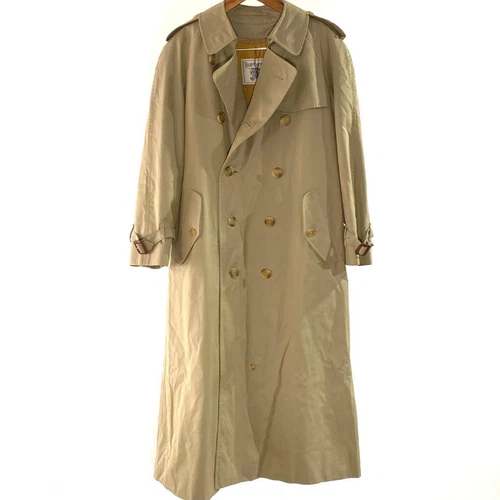 Burberrys Trench Coat Vintage Barberries Uomo #EB ZHA
