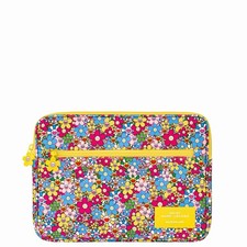 Marc Jacobs MURAKAMI Daisy Flowers Yellow Pop Laptop Bag case soft new 14" x 10"