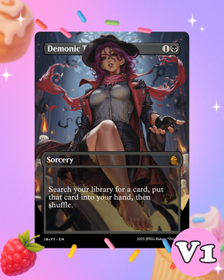 Demonic Tutor | MTG Premium Art Card | eBay