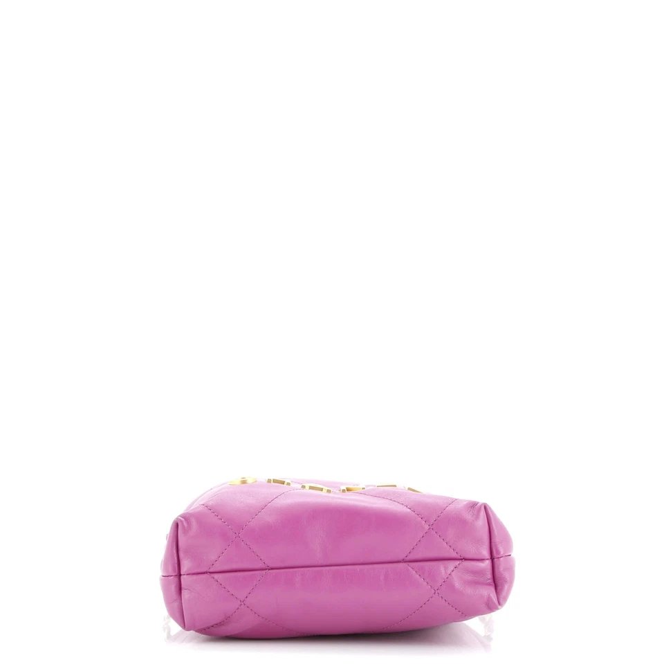 Chanel 22 Chain Hobo Quilted Calfskin Mini - Image 4 of 4