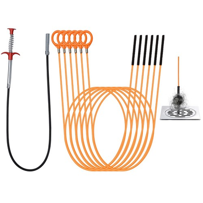 #ad 51inch Drain Hair 6pack 34inch Drain Clog 1pack Drain Auger Cleaner Tool ... $18.84