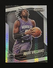 2024-25 Panini Prizm Black #129 Mark Williams Silver hyper refractor