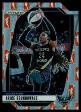 2024 Panini Prizm WNBA #28 Arike Ogunbowale WNBA Logo Prizms