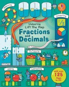 Lift-the-flap fractions and decimals von Dickins, Rosie | Buch | Zustand gut