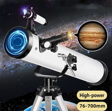 76700mm Newton Reflector Astronomical telescope Look Moon  Planets w/ 3X lens