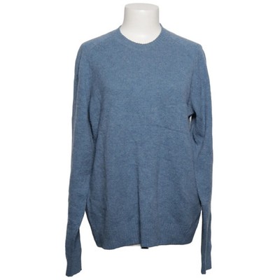 Uniqlo, Strickpullover, Größe: L, Blau, Wolle, Einfarbig, Damen #fmC