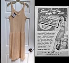 New ListingVtg 1940s Indera Figurfit Cotton Knit Sweater Slip *Deadstock w/Tag Sz 46-48 $Nr