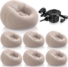 Blow up Couch Folding Portable Inflatable Couch Lazy Sofa for Outdoor Movie