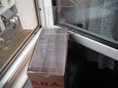 35 Stück - DVD CD Hüllen Jewelcase transparent Slim CD Leerhülle für 1 CD schmal