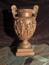 VTG Historic Townley Urn Plaster Casting Replica Planter Decor MCM Art Nouveau