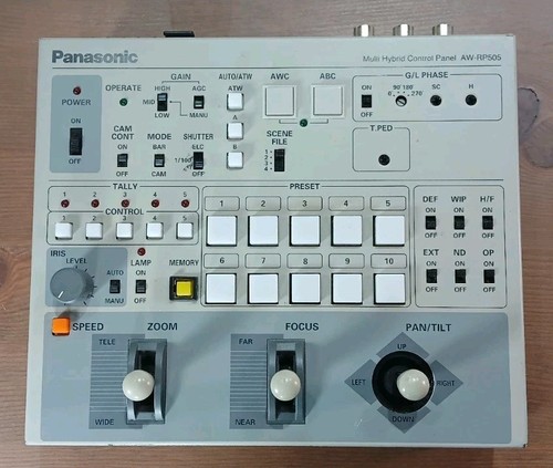 Panasonic AW-RP505 Multi Hybrid Control Panel + Power Supply Untested