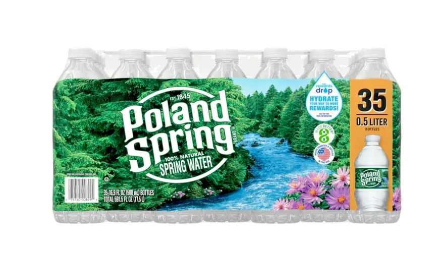 💧 Agua de manantial 100 % natural Poland Spring 16,9 fl oz (paquete de 35) ¡¡ENVÍO DE UN DÍA!!! Foto 4 de 4