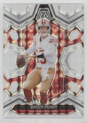 2024 Panini Mosaic White Mosaic Prizm /25 Brock Purdy #190 g7s