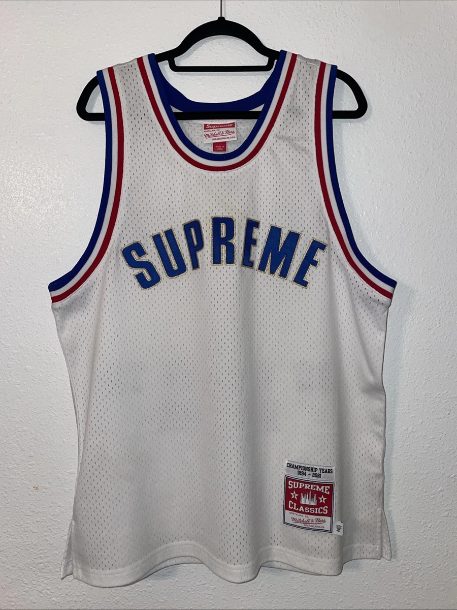 Supreme Mitchell And Ness Basketball Jersey | eBay