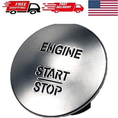 Sleek Silver Start Stop Switch 2215450714 for Mercedes-Benz Keyless GO Vehicles