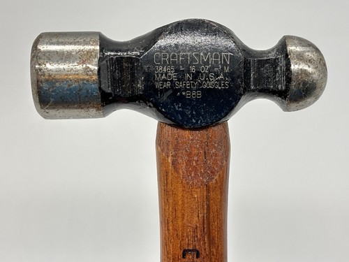 Craftsman 16oz Ball Peen / Pein Hammer # 38465 M Series - USA - New Old Stock - Bild 6 von 13