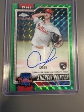 Andrew Painter Chrome 2026 Green Refractor /99 Auto