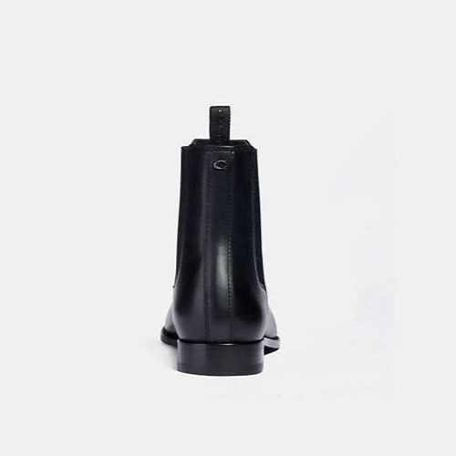 EUC Coach Mens Metropolitan Black Leather Chelsea Boots Size 8D In Box MSRP $295 Coach | Shoes | Coach Metropolitan Chelsea Boots | Poshmark main image 4