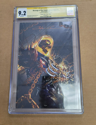 Revenge of the Cosmic Ghost Rider Clayton Crain Issue #1 Signed CGC 9.2 Virgin