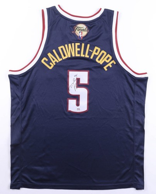 #ad ‼️LET’S GO‼️ Kentavious Caldwell Pope Signed Finals Jersey Denver Nuggets PSA $179.99