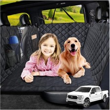 Black XL Dog Seat Extender  Hammock for Crew Cab Trucks - Easy Install  Clean