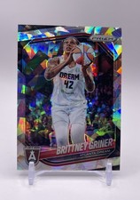 Brittney Griner Silver Cracked Ice 2025 Panini Prizm WNBA Card #46 Atlanta Dream