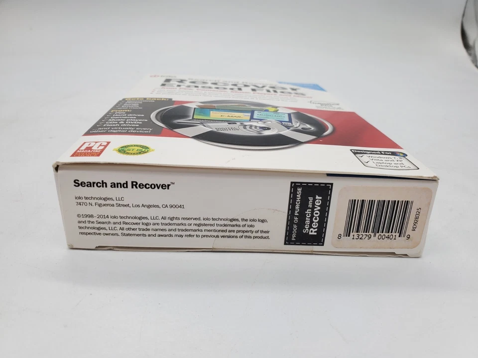 iolo Search and Recover - Recover Erased Files PC Software - Brand New - Image 4 of 4