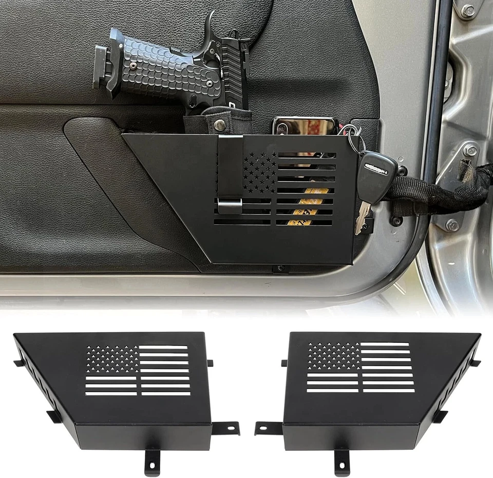 Front/Rear Door Storage Box Side Pocket Organizer for Jeep Wrangler JK 2007-2018 Foto 2 de 4