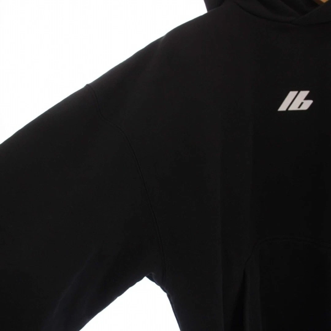 Balenciaga 24AW Felpa con Cappuccio Large Fit Pullover Felpa Manica Lunga Logo 1 S Usata c