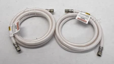 Certified Appliance Accessories PVC Ice Maker Water Dispenser Hose 60" 2 Pack