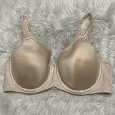 Wacoal 38C Bra Beige Basic Beauty Spacer 853192 Underwire T Shirt Back Closure