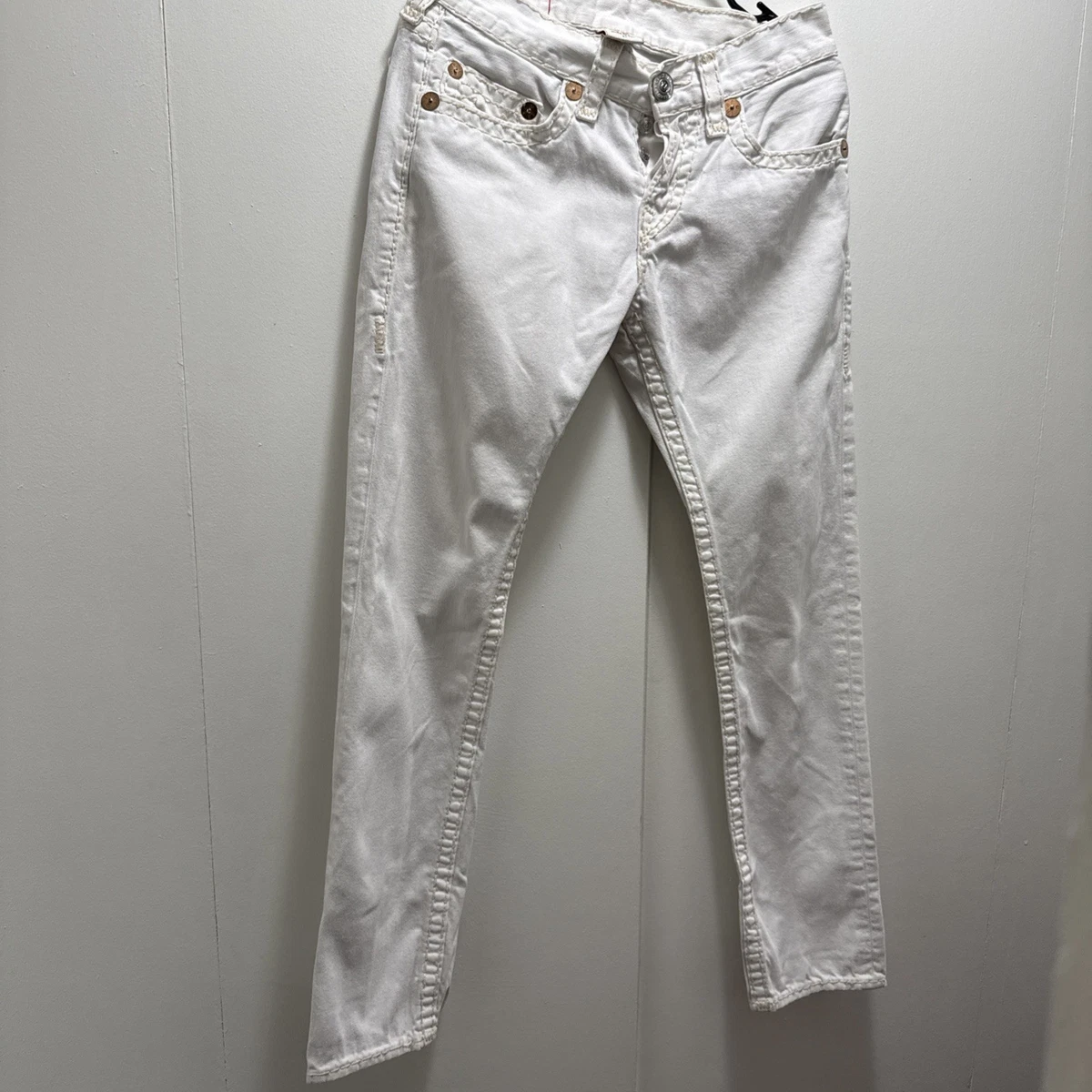True Religion White Jeans for Men in 32 Inseam for sale | eBay