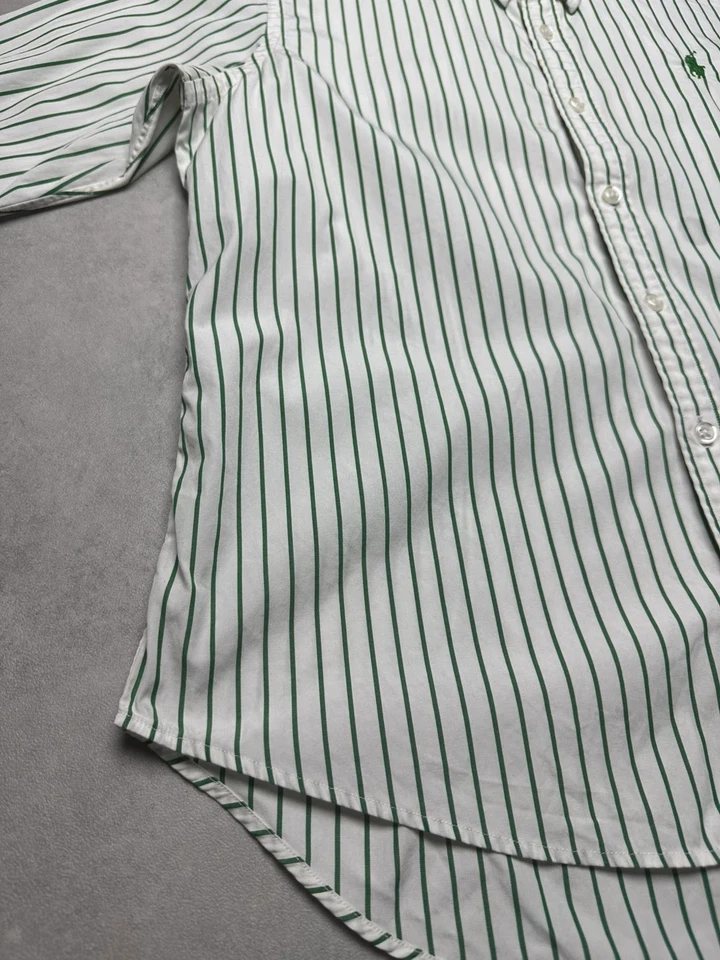 Chemise Ralph Lauren Sport - Femme Taille M - Blanc et Vert - Photo 4/4
