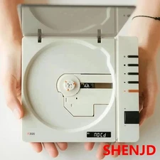 Syitren R300 White CD Player HIFI Audio Player Bluetooth 5.3 Stereo Rechargeable