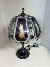Vintage Touch Table Lamp With Lighthouse - By OK Lighting - Excellent Condition 
