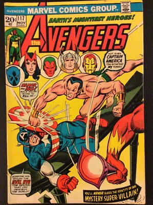Avengers 117 118 Key Marvel Comics Defenders Superhero Fight Hulk