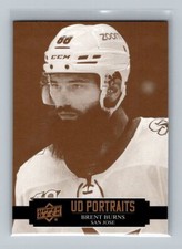 2021-22 UD Series 1 UD Portraits  #P-22 Brent Burns San Jose Sharks