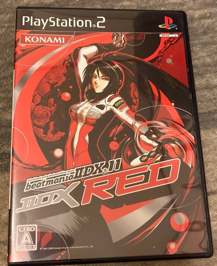 PS2 PlayStation 2 beatmania II DX 11 IIDX RED Japanese Tested