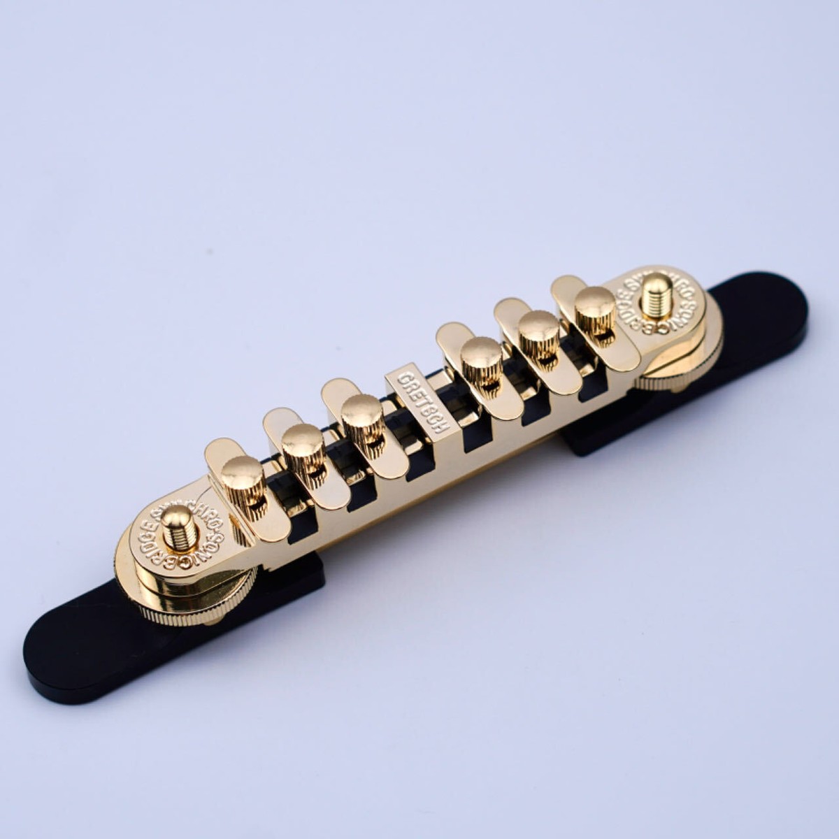Guitar Synchro-Sonic Adjustable Bridge W/Base Assembly GOLD Fit