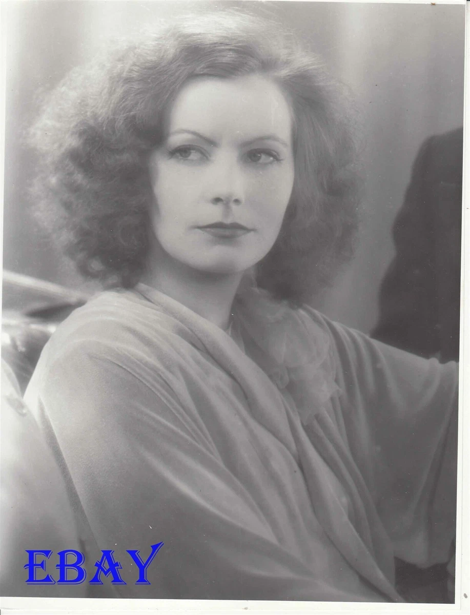 Greta Garbo w/frizzy hair looking off RARE Photo | eBay