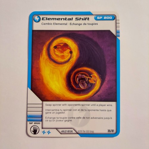 LEGO Ninjago Elemental Shift Single Card # 35 of 81 Masters of Spinjitzu Deck 1