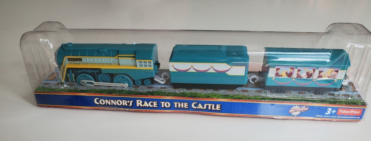 thomas trackmaster connor race to the castle brand new in sealed box rare  engine