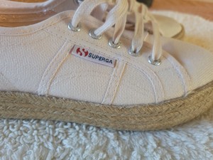 superga woven platform