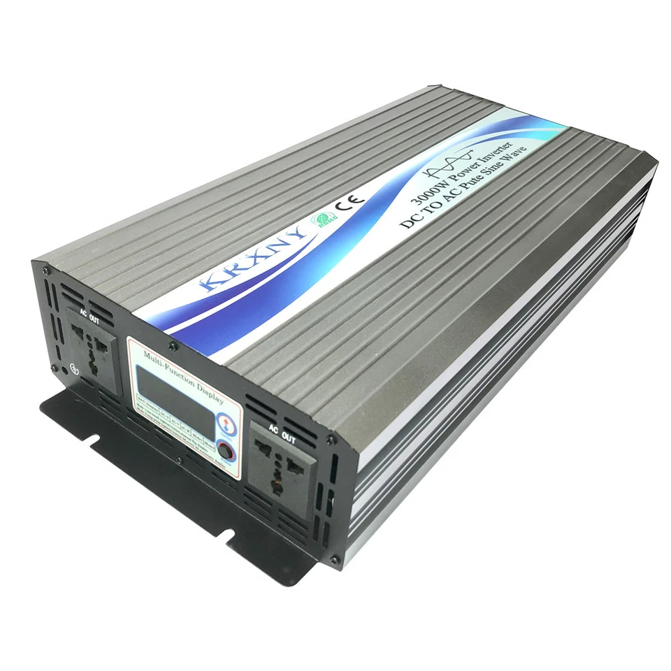 2500W/3000W Pure Sine Wave Solar Power Inverter 12V/24V/48V DC 220V 230V 240V AC - Image 3 of 4