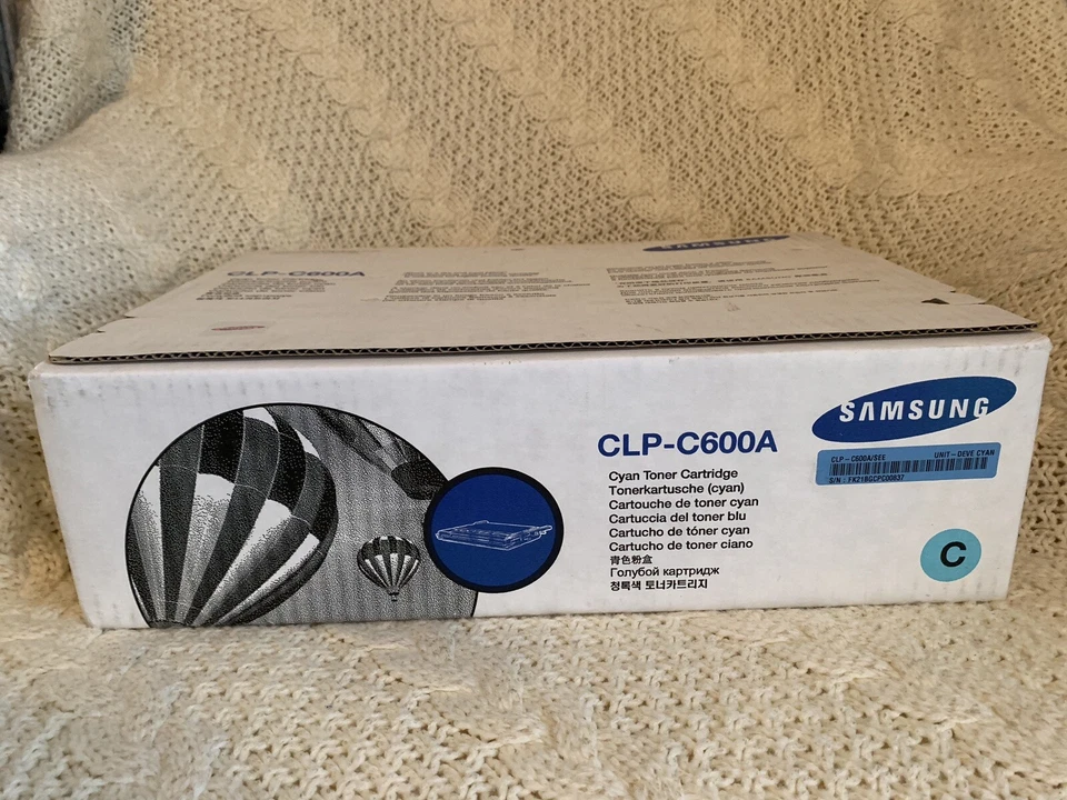 Голубой тонер Samsung CLP-C600A для использования с Samsung CLP-600 CLP-600N и CLP-650N - Изображение 2 из 2