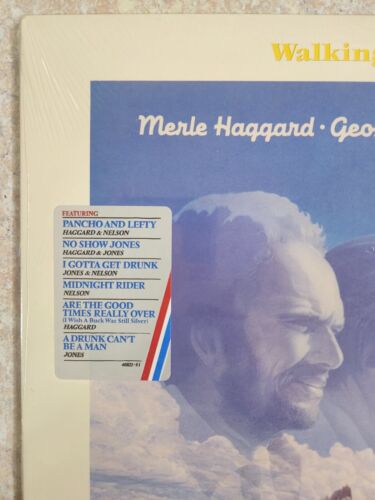 Merle Haggard, George Jones, Willie Nelson Walking The Line Vinyl LP Record 1987 - Picture 2 of 12